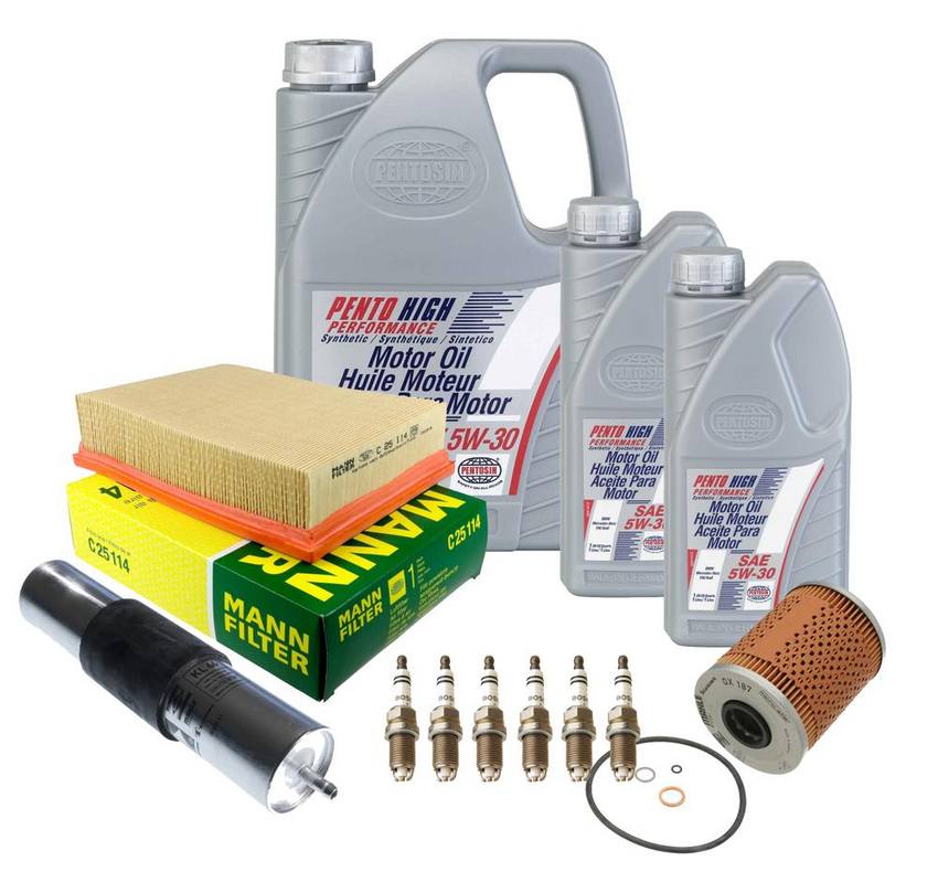 BMW Ignition Tune-Up Kit (5W-30) (7 Liter) (High Performance) 13721730449 - eEuroparts Kit 3084947KIT